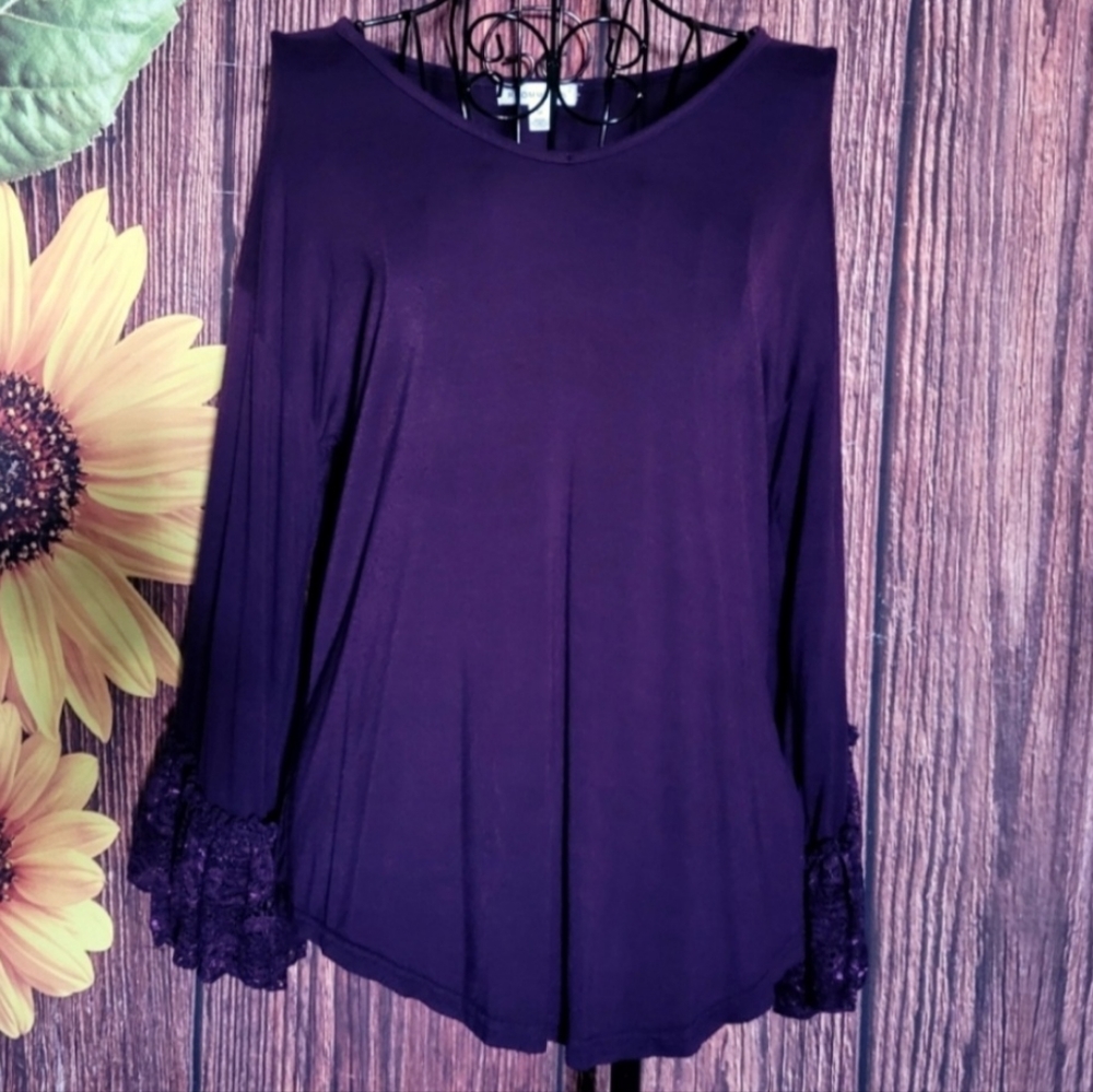 Roommates Purple Top
